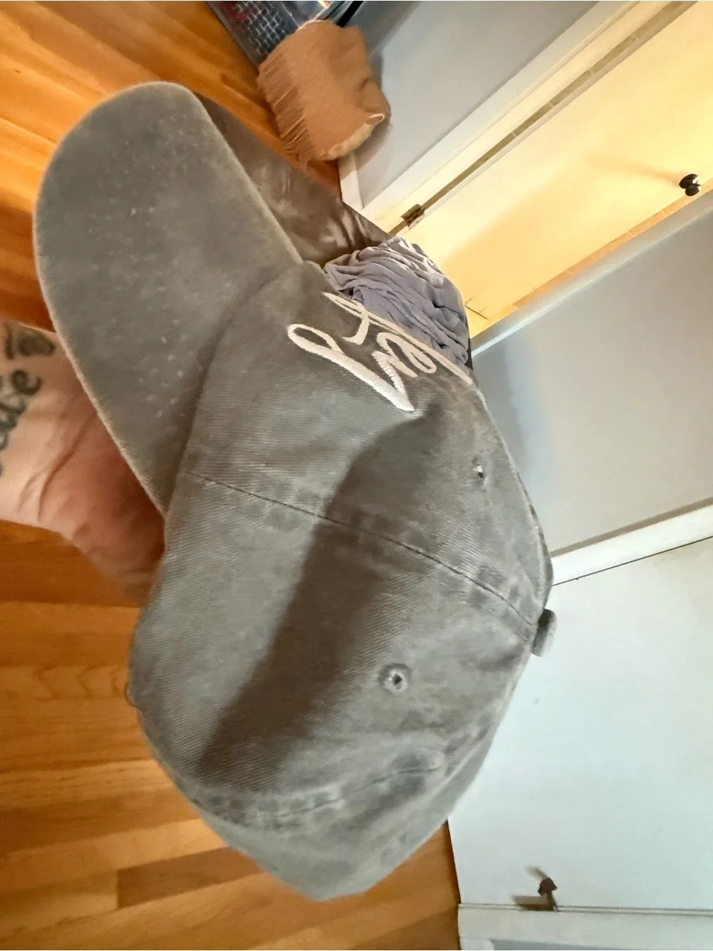 Wifey Embroidered Baseball Cap - Gray